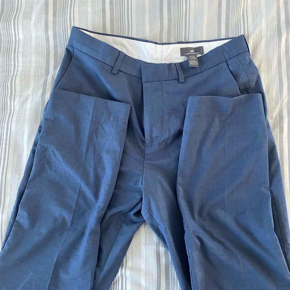 H&M Men's Navy Dress Pants